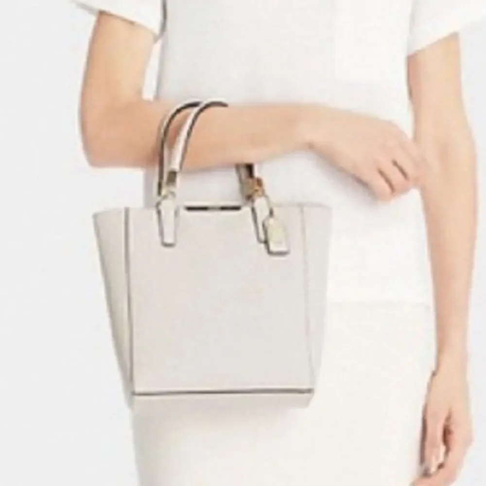 Coach Madison Saffiano Leather Mini North‎ South Tote (F29001) Mandarin Orange